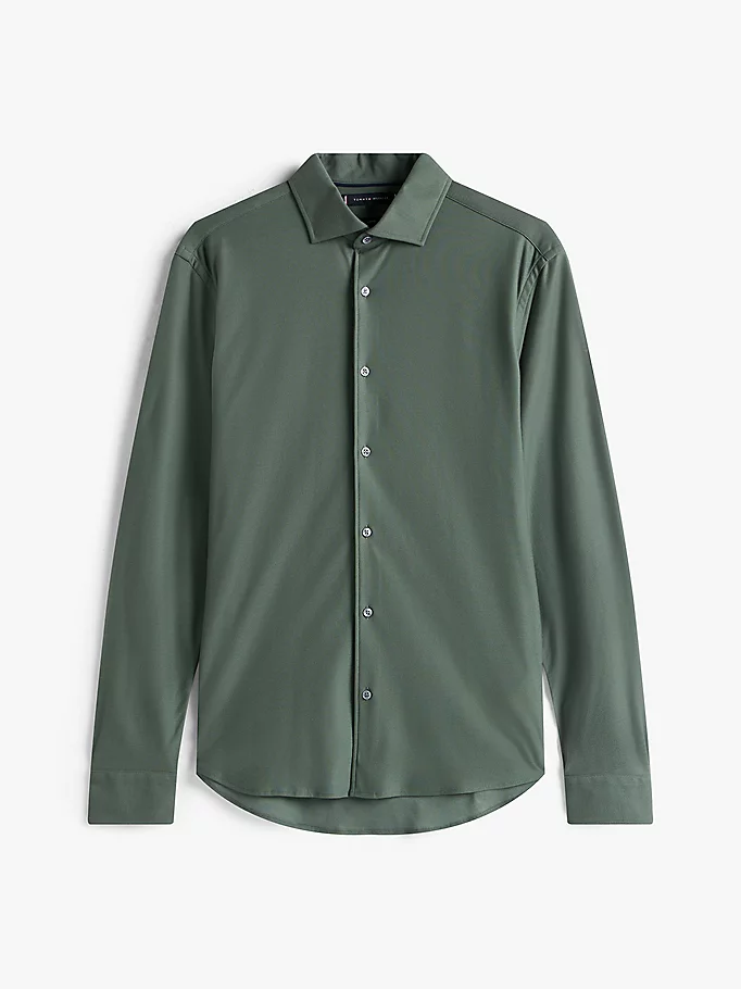 Brown knee‑high cowboy boots